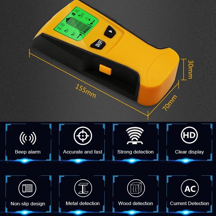3-in-1 Wall Metal Detector for Voltage Cable and Metal Detection 4