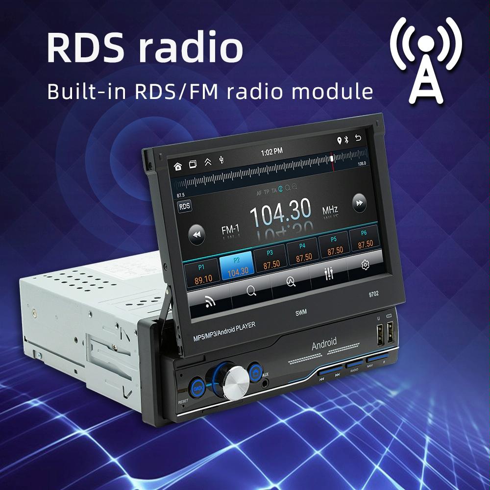 7 Inch Android Car Radio Receiver With Fm Bluetooth Gps Wifi - Swm 9702 7