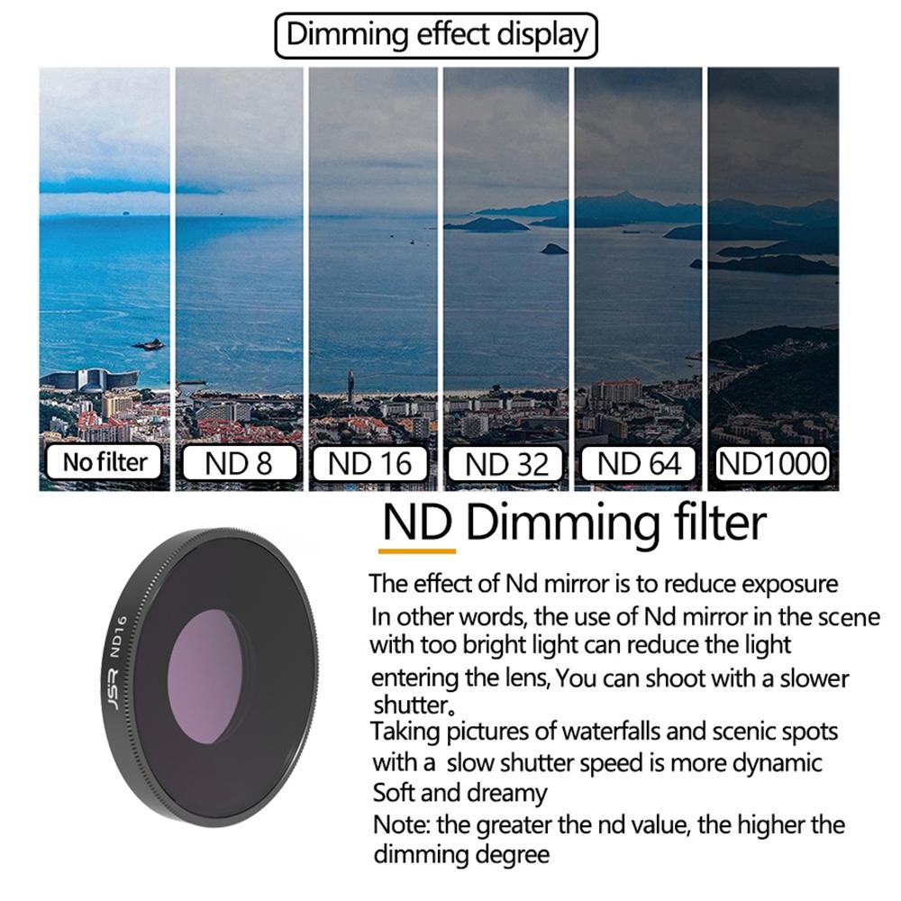 3-piece Lens Filter Set for Dji Action Camera 8