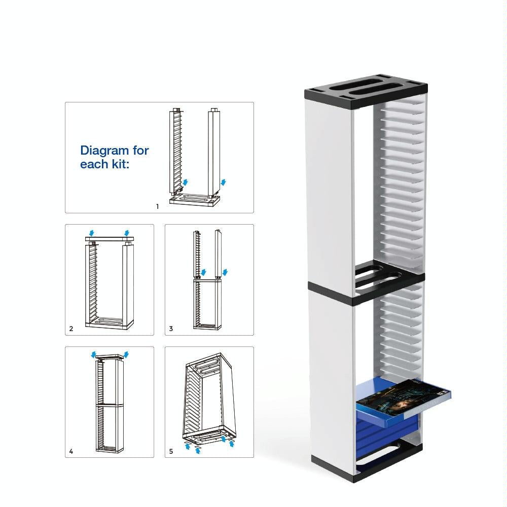 36-cd Double-layer Rack for Ps5 Console Games 4