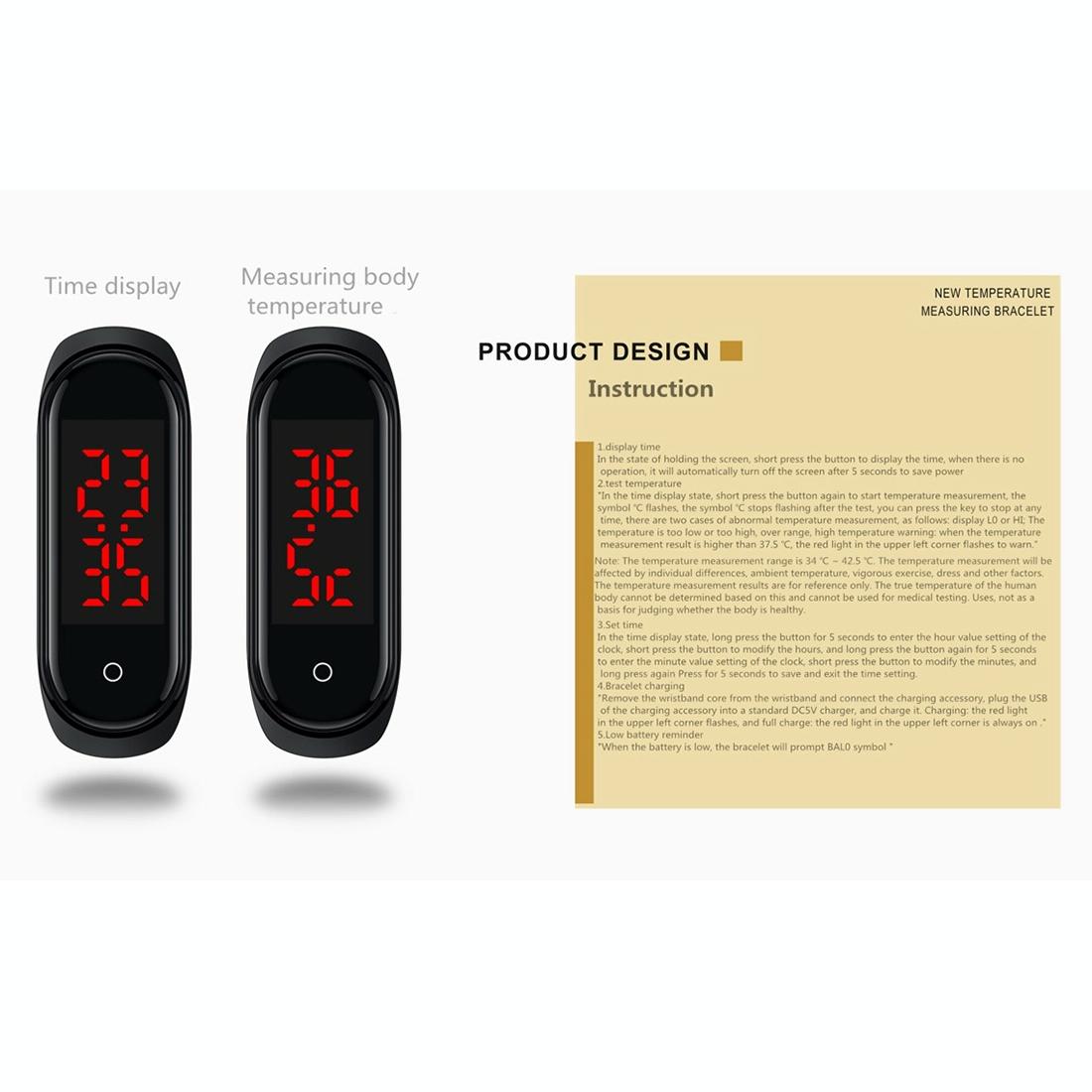 Temperature Bracelet - 30-45 C Range Smart Design 7