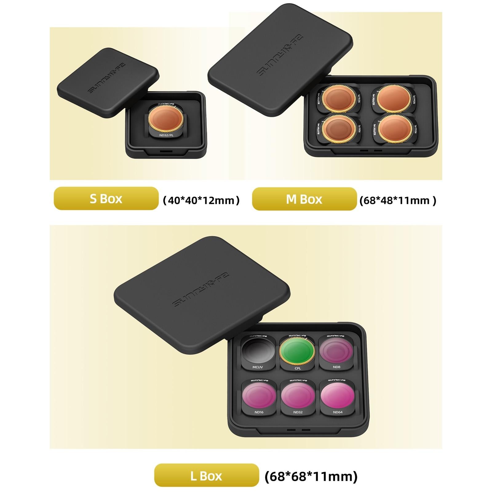 Dji Pocket 3 Camera Lens Filter - 4 In 1 Nd8/16/32/64 4