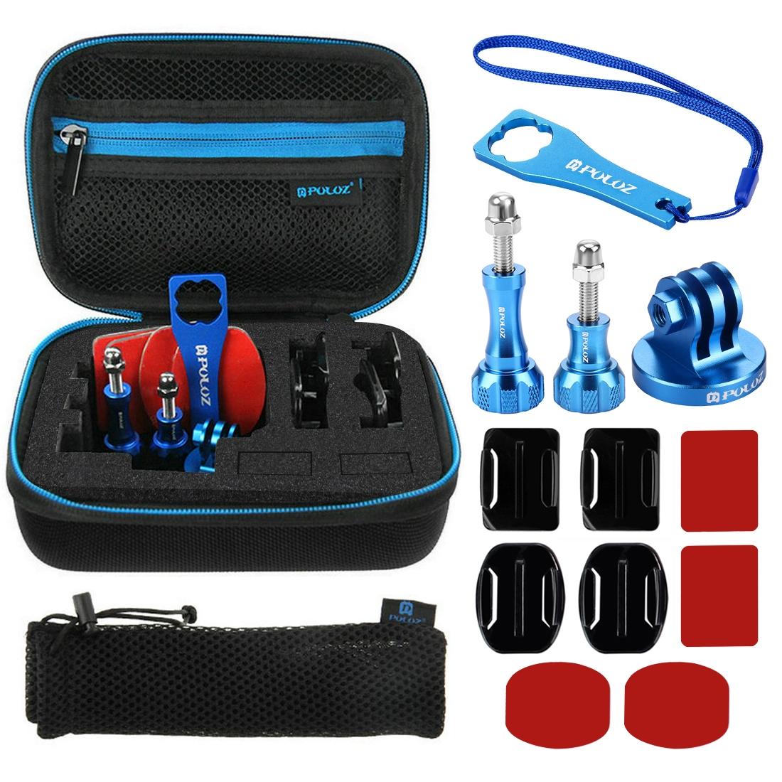 13-in-1 Cnc Metal Accessories Kit for Action Cameras with Eva Case 3