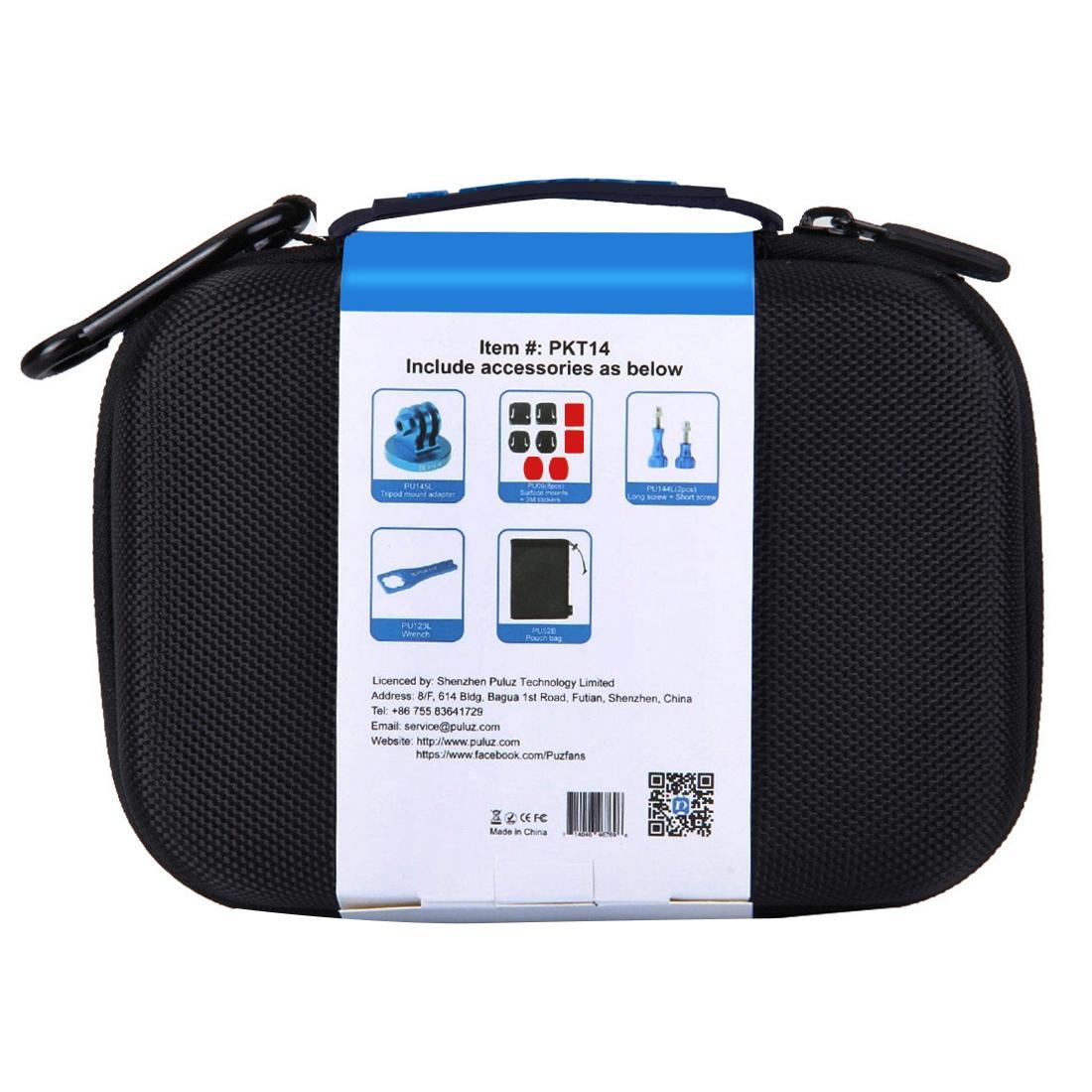 13-in-1 Cnc Metal Accessories Kit for Action Cameras with Eva Case 12