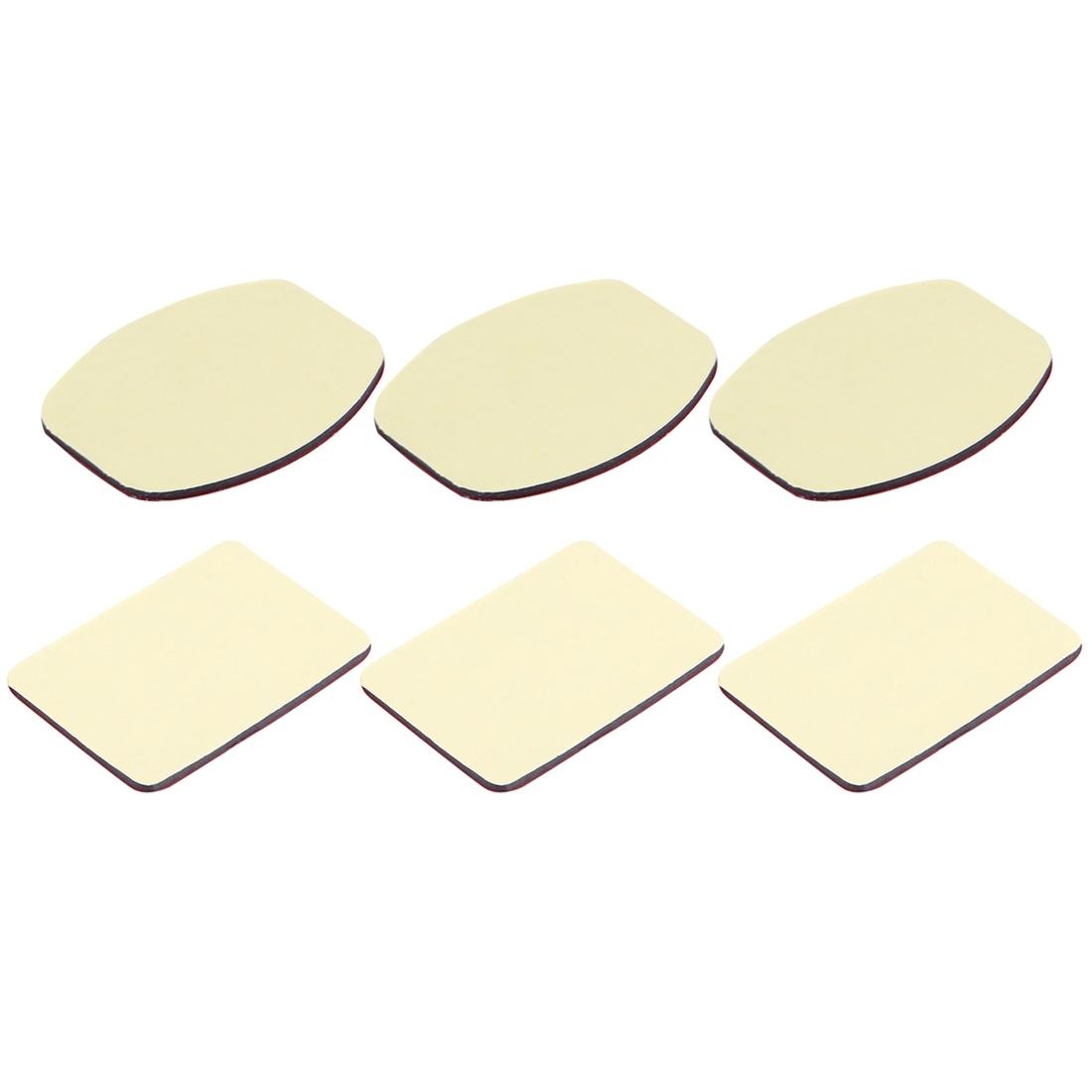 Set of 3 Flat and 3 Curved Adhesive Pads for Gopro Hero12 4