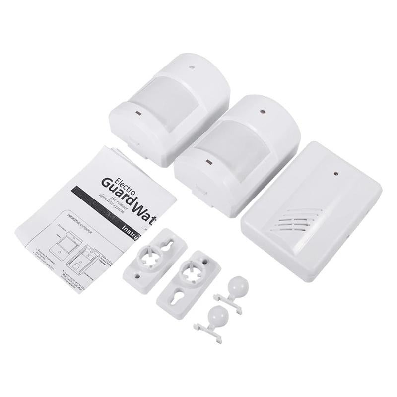 Wireless Doorbell Alarm With 2 Infrared Sensors For Home / Office 6