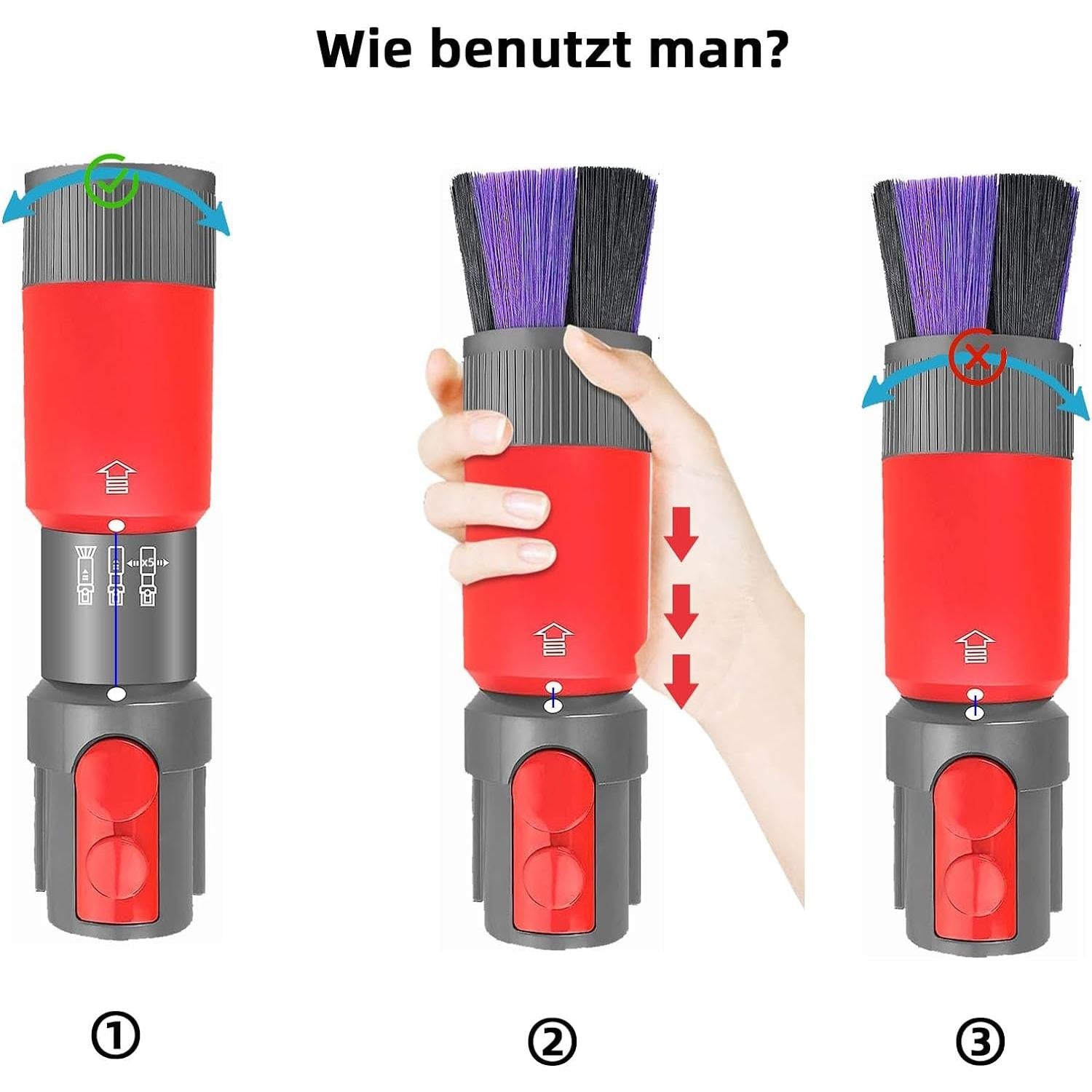 Soft Bristle Dusting Brush for Dyson Vacs V7-v15 7