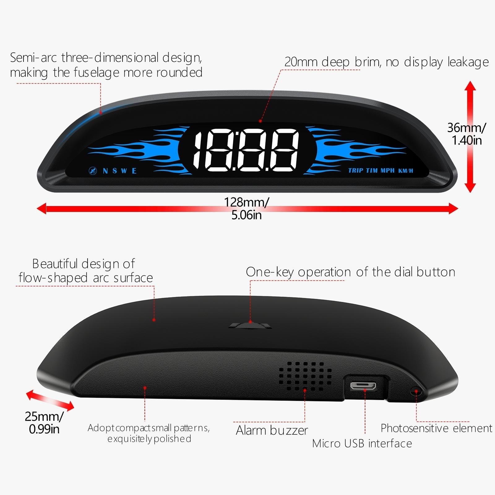Car Hd Gps Head Up Display Hud System 3