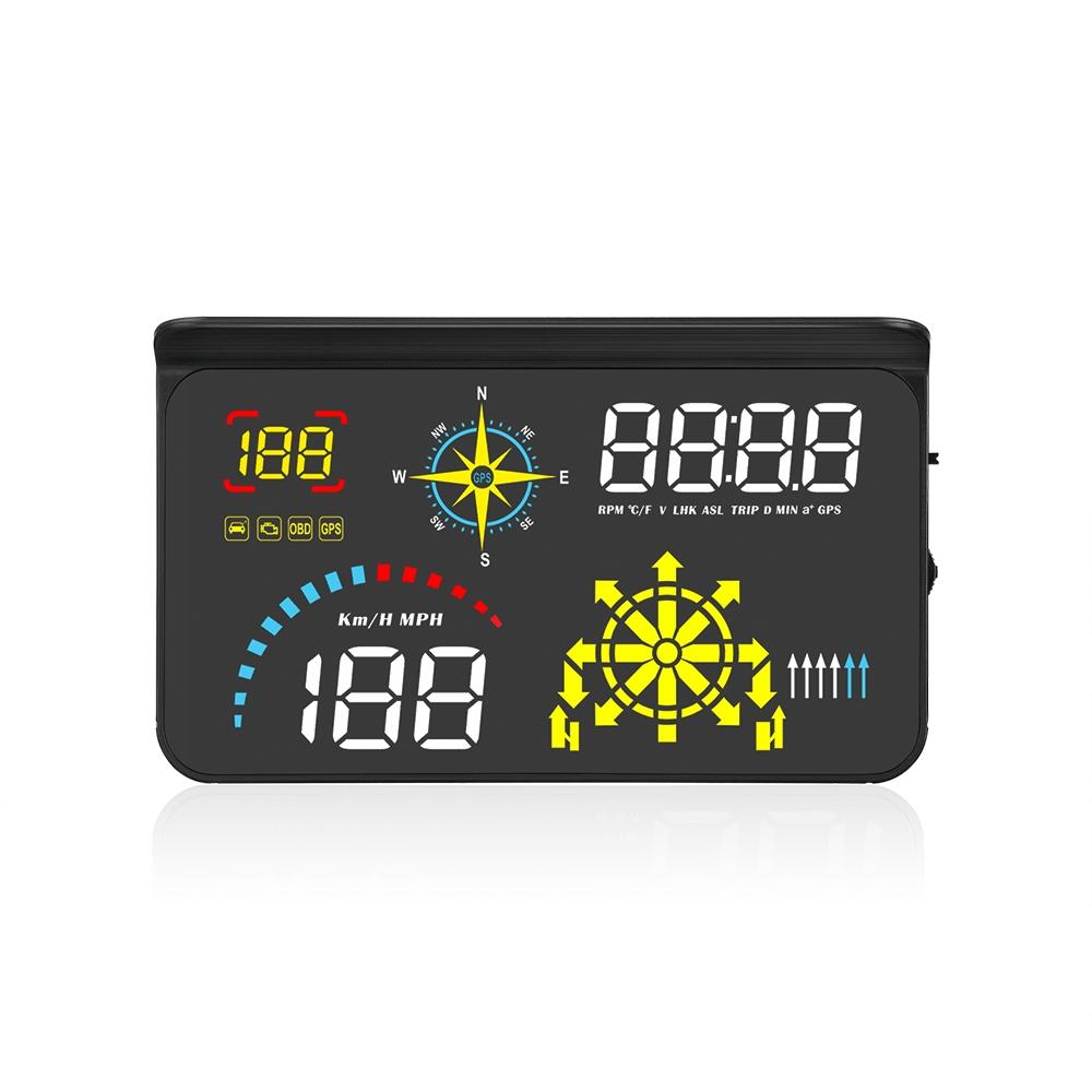 Hud Car Speed Meter For Gps Navigation Display 3