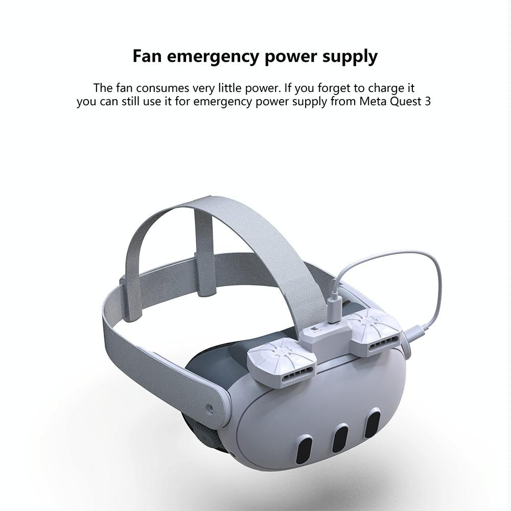 Meta Quest 3 Air Circulation Vr Mask with Anti-fog Fan 4