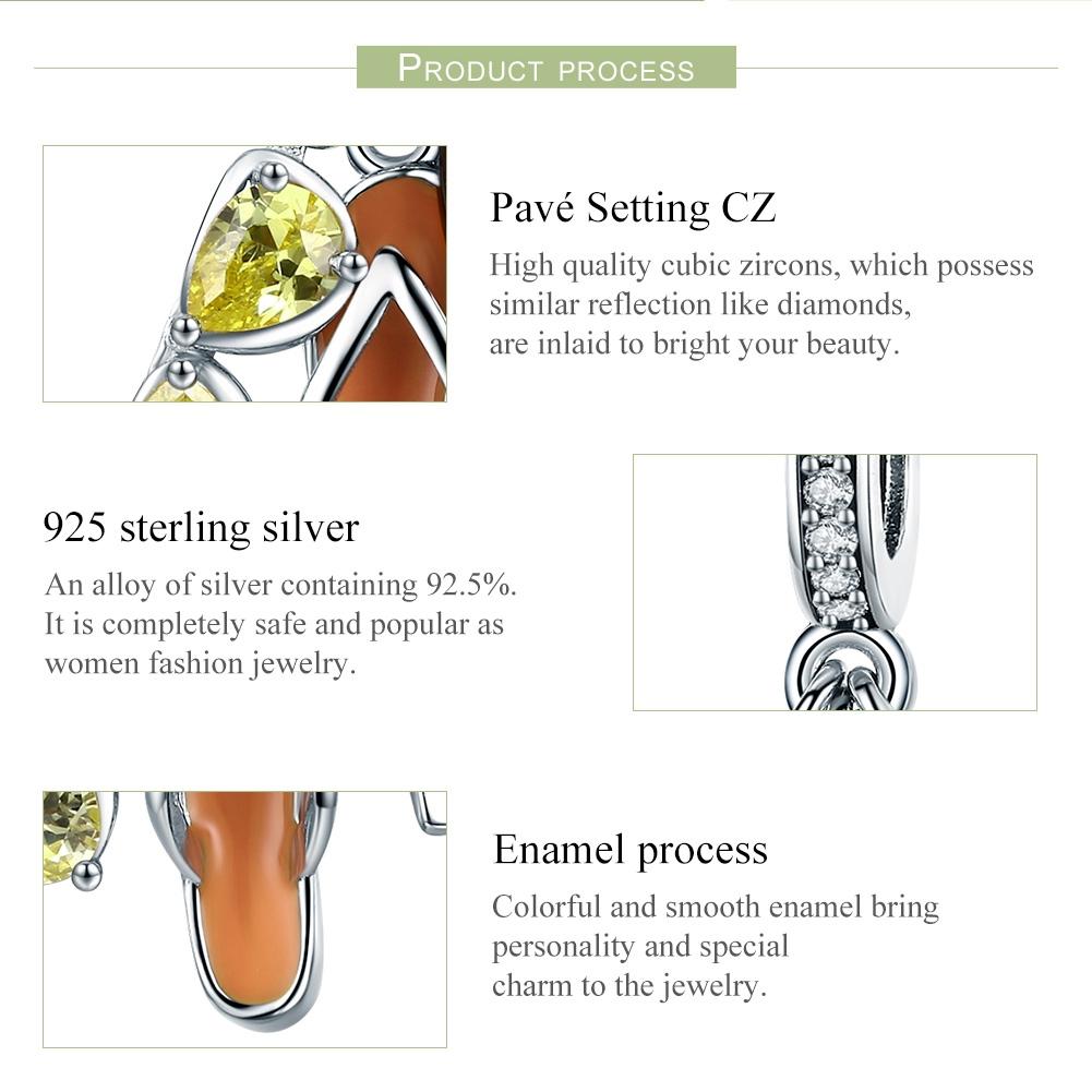 925 Sterling Silver Summer Cozy Head Pendant For Diy Bracelets & Necklaces 5