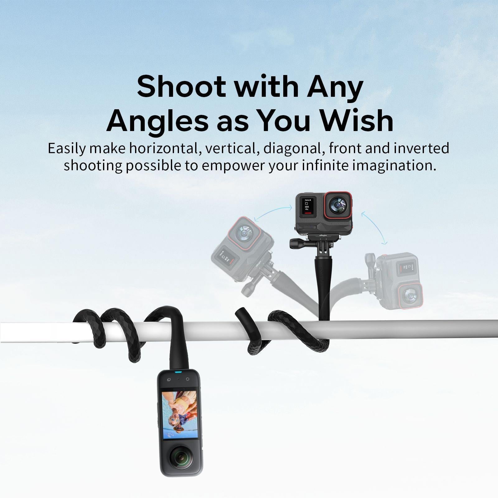 Flexible Octopus Stand for Sports Camera Vlogging - Cycling Accessory 4