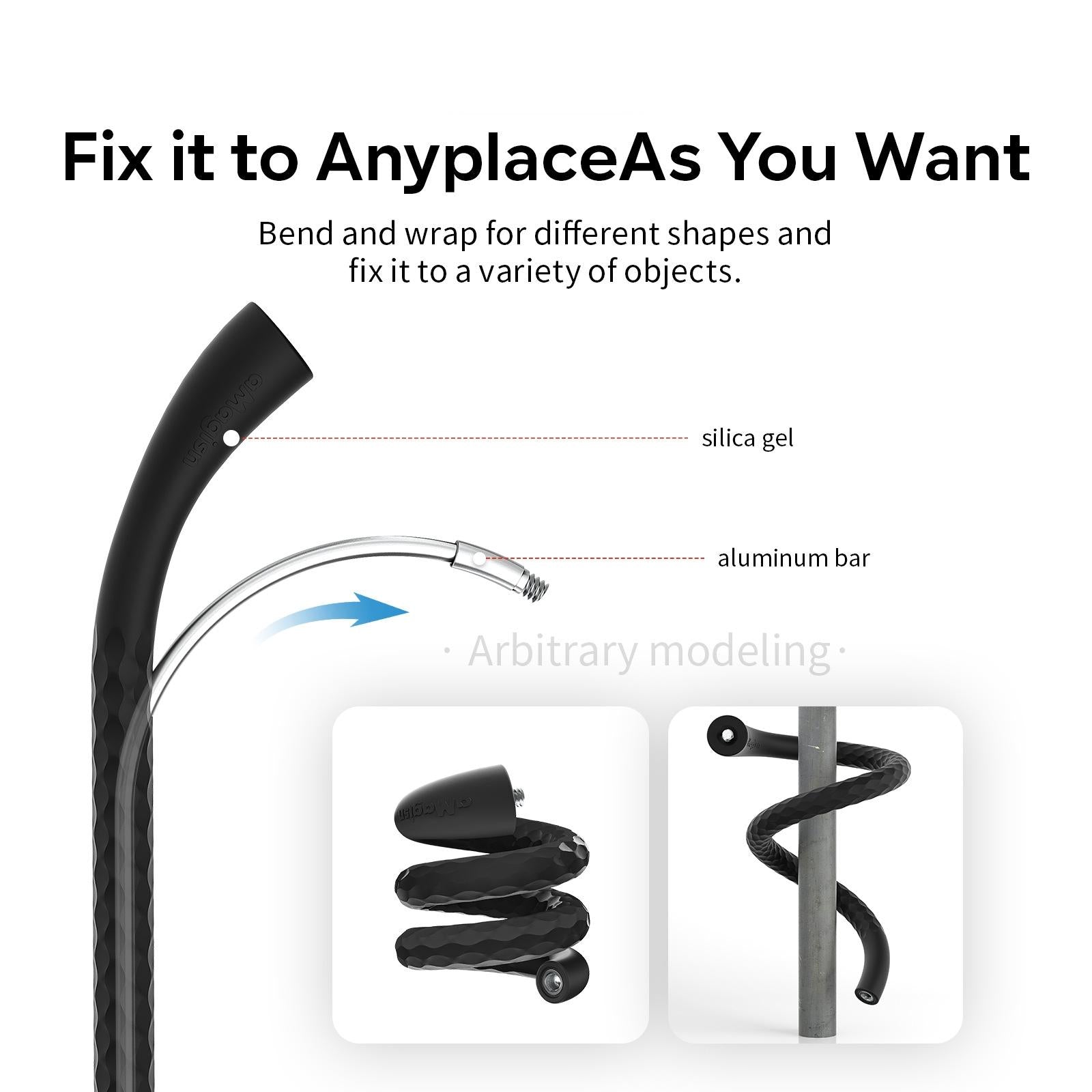 Flexible Octopus Stand for Sports Camera Vlogging - Cycling Accessory 8