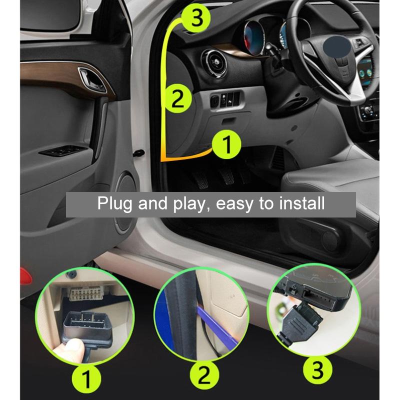 5 Inch Obd Hud Head Up Display For Car Engine Failure Water Temperature Voltage Alarm 7
