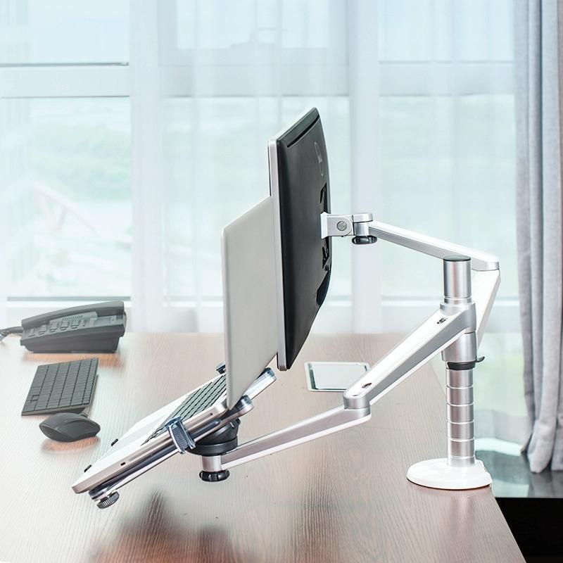 Versatile Desktop Monitor Stand - Space-saving Design 4
