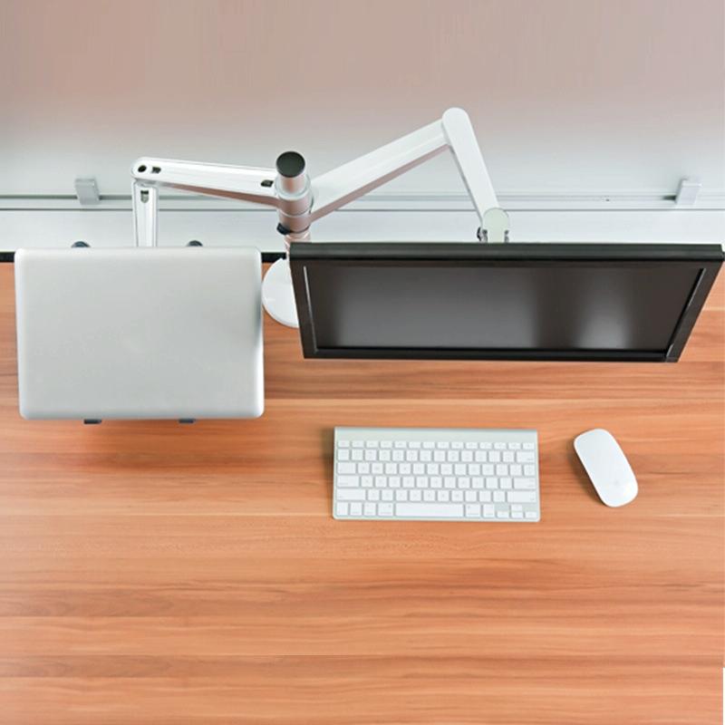 Versatile Desktop Monitor Stand - Space-saving Design 6