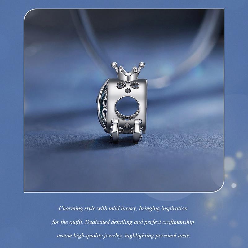 925 Sterling Silver Pumpkin Charm For Diy Bracelets 5