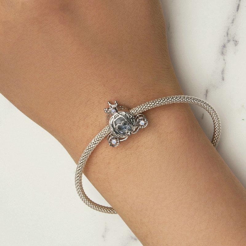 925 Sterling Silver Pumpkin Charm For Diy Bracelets 7