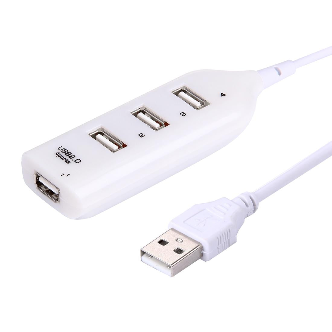 4-Port Usb 2.0 Hub 30Cm Cable Length - Black 12