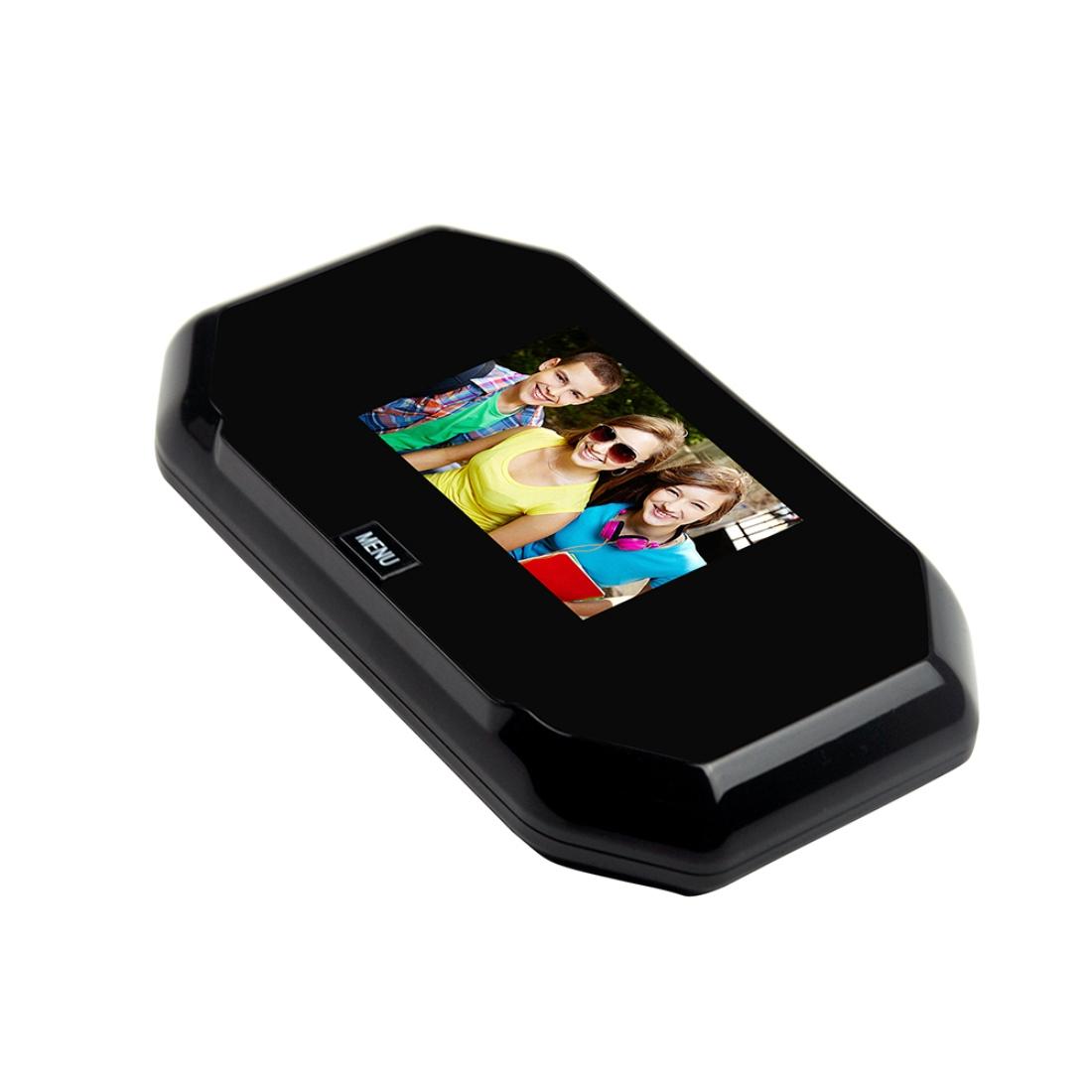 3 Screen 1.0Mp Security Camera With Door Peephole & Tf Card Support - Black 8
