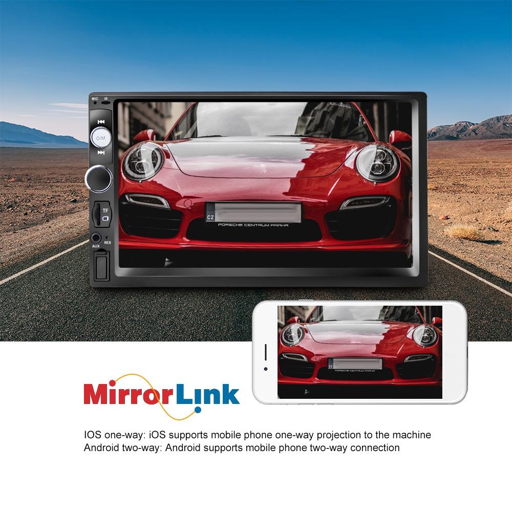 7 Inch Car Touch Screen Mp5 Player - Fm / Tf / Mirror Link 5