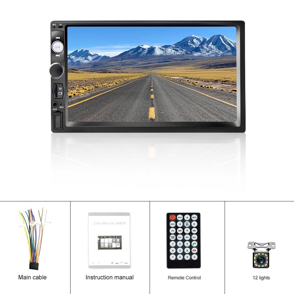 7 Inch Car Touch Screen Mp5 Player - Fm / Tf / Mirror Link 8