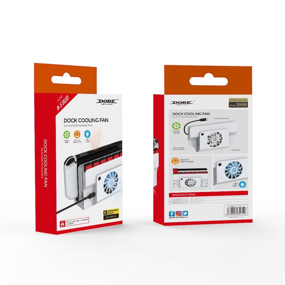 Oled Cooling Fan with Storage Slot for Switch - Compact Design 4