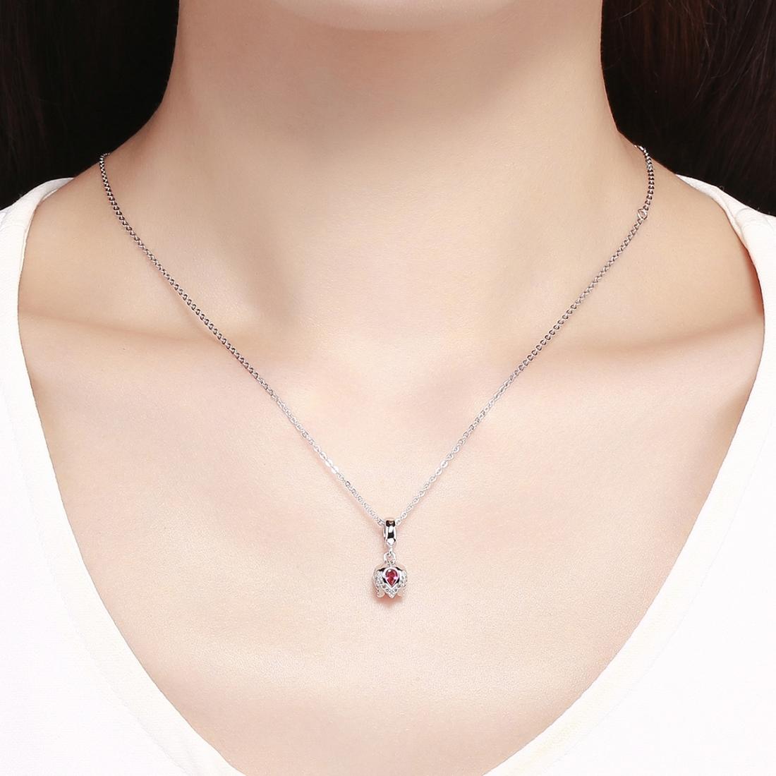 925 Sterling Silver Tulip Pendant For Diy Bracelets & Necklaces 7