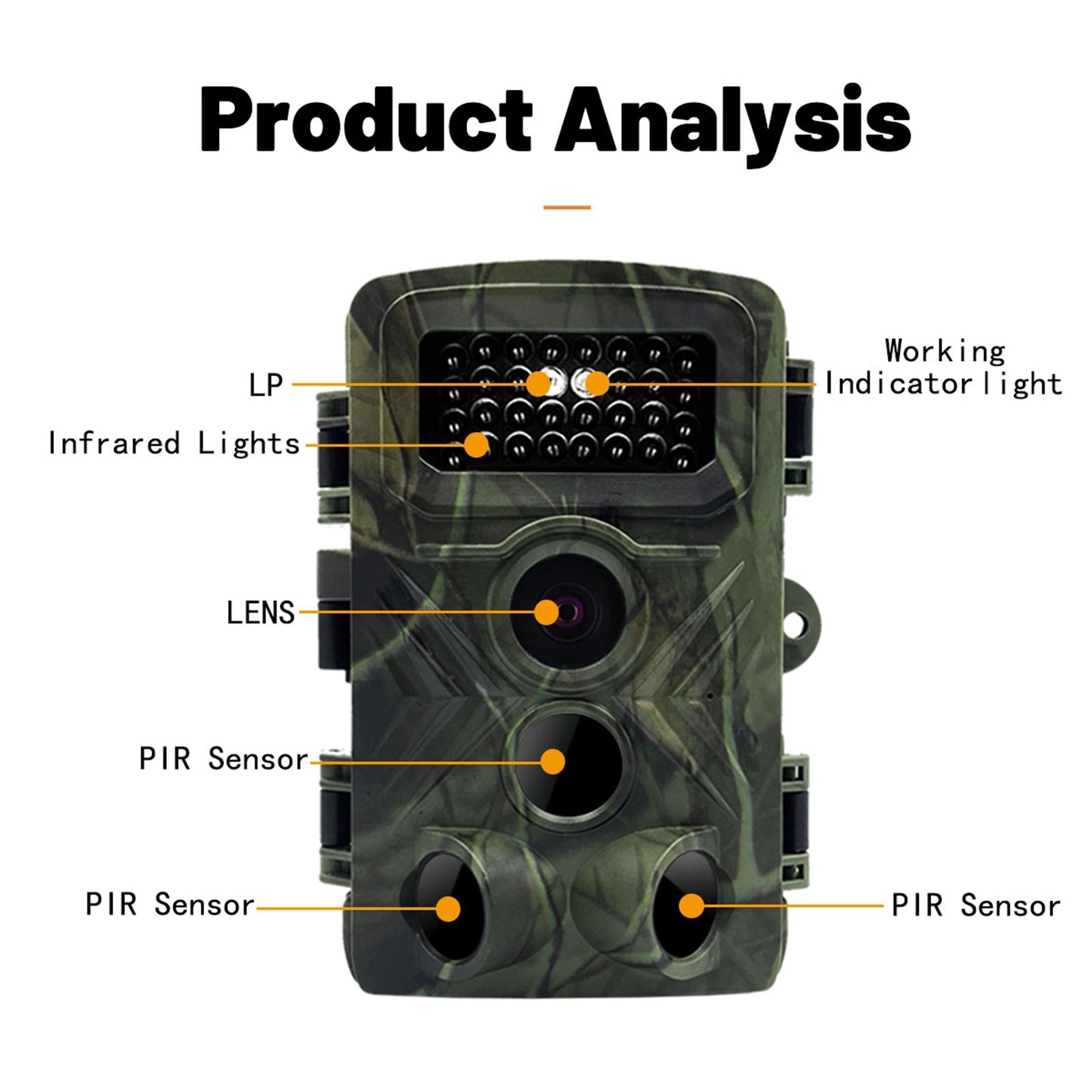 2 Lcd Infrared Night Vision Trail Camera For Wildlife Hunting 3
