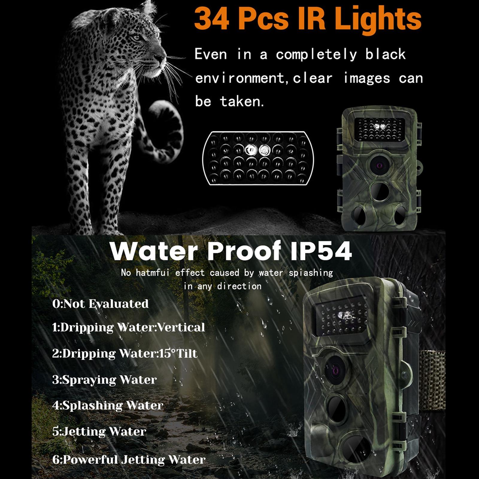 2 Lcd Infrared Night Vision Trail Camera For Wildlife Hunting 6