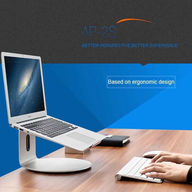360 Degree Rotating Aluminum Laptop Stand - Efficient Cooling 8