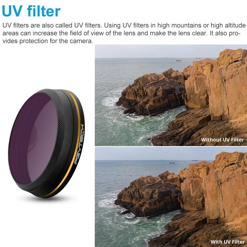Gold Edge Lens Filter for Dji Inspire 2 / X4s Gimbal Camera Drone 6