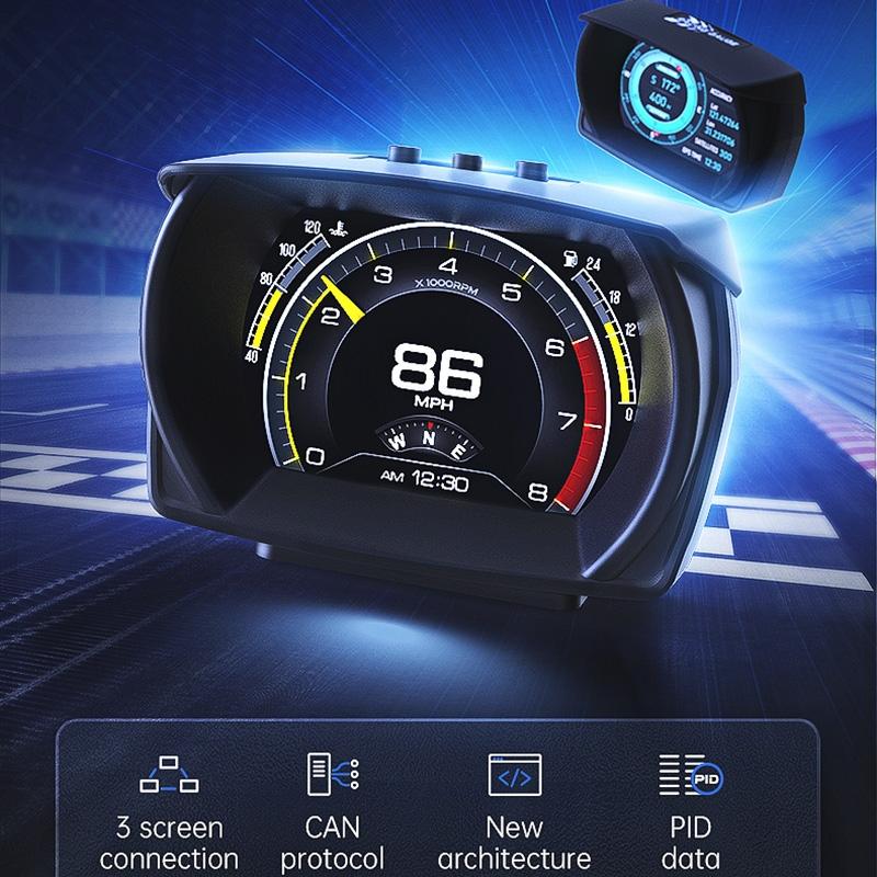 3.5 Inch Car Obdii + Mems + Gps Hud System 3