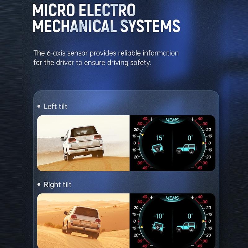 3.5 Inch Car Obdii + Mems + Gps Hud System 7