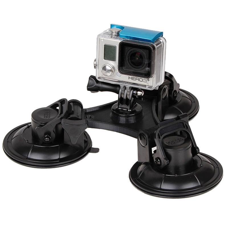 Triangle Suction Cup Mount for Action Cameras with Screwdriver 5