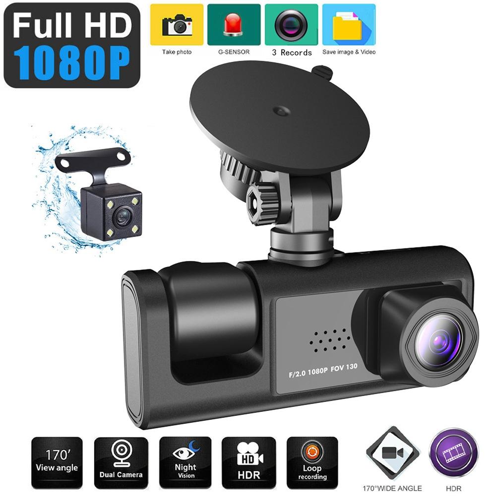 Hd Night Vision Car Driving Recorder with 3 Lenses 3