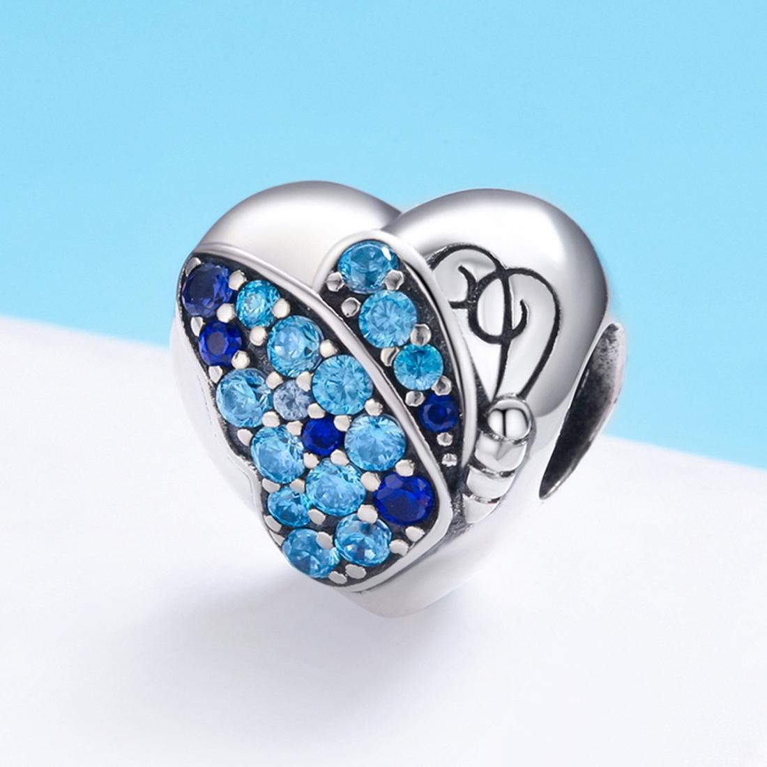 925 Sterling Silver Butterfly Flower Beads For Diy Bracelets & Necklaces 3