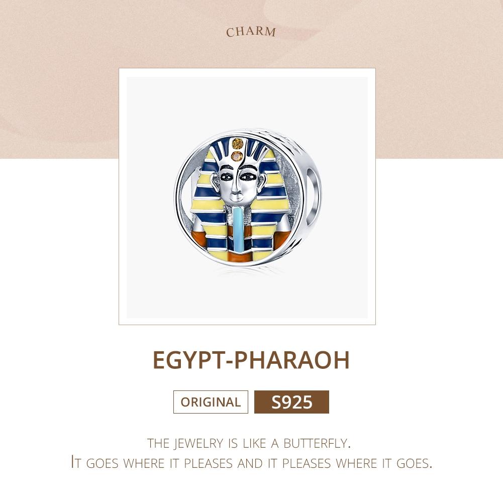 925 Sterling Silver Egyptian Pharaoh Beads For Diy Bracelets & Necklaces 4