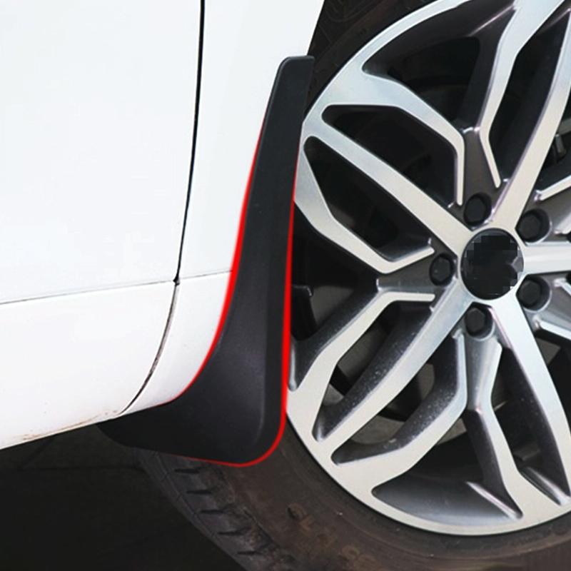 For Volkswagen T-Roc 2023 4Pcs / Set Car Auto Soft Plastic Splash Flaps Fender Guard 4