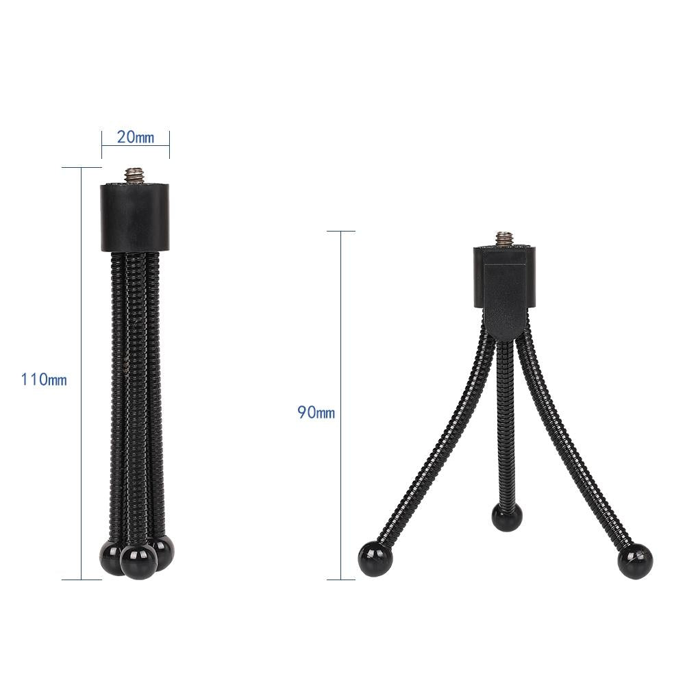 Metal Desktop Tripod Mount - Max Load 0.6kg - Unc1 / 4 Screw Interface 5