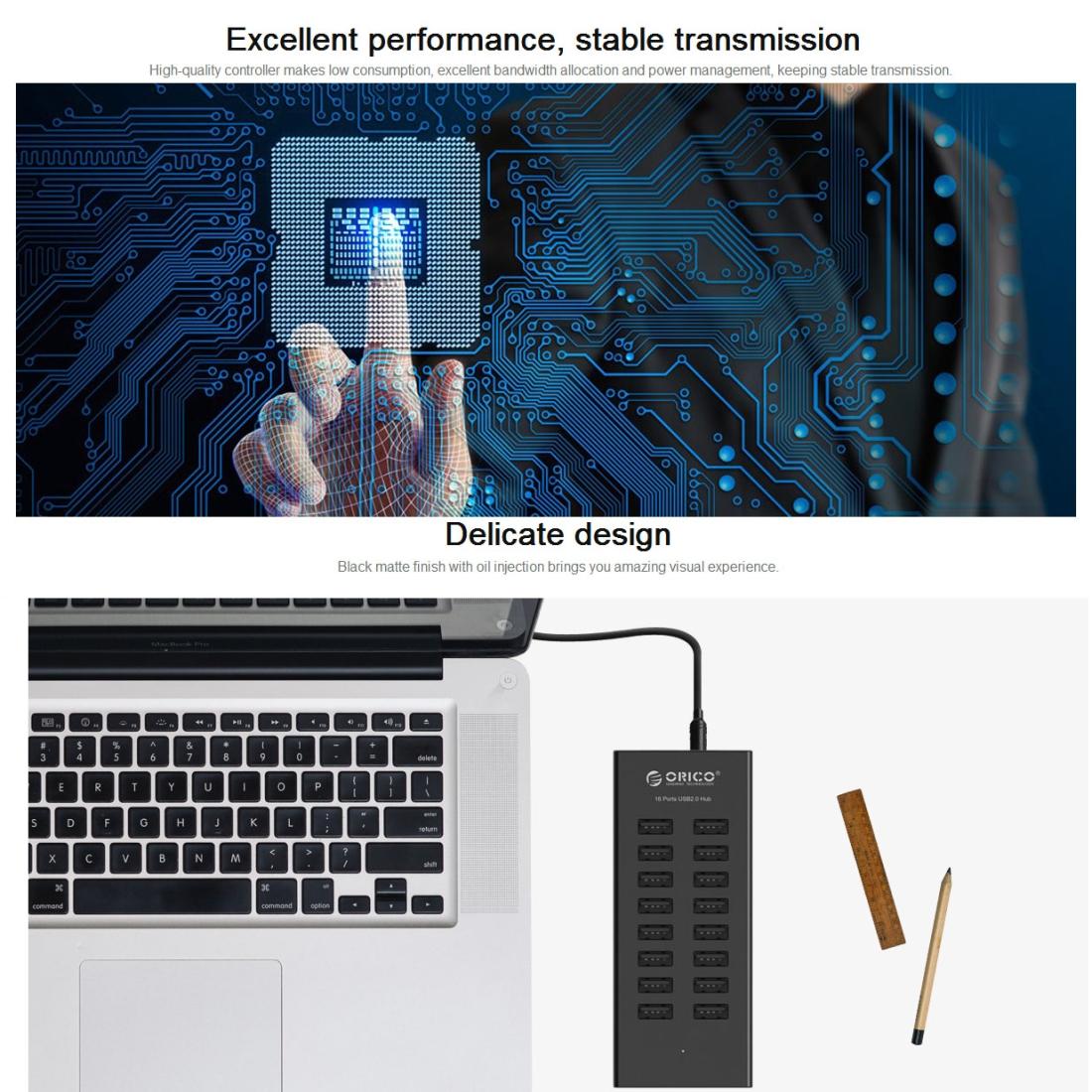 16-Port Usb2.0 Hub Expand Your Connectivity 7