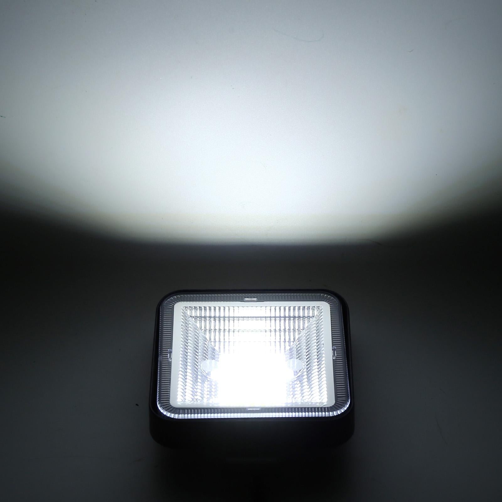 Car Square Work Light With Cob Lamp Beads 8