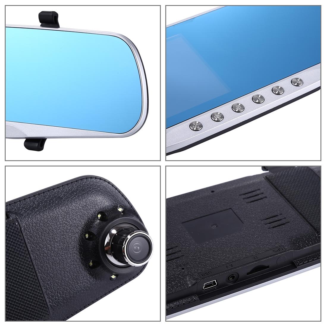 4.3 Inch Hd 1080p Rearview Mirror Vehicle Dvr with Screen Display 10