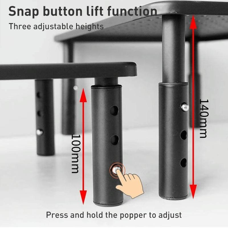Lenovo Thinkpad Laptop Stand with Phone Holder - Elevated Monitor Stand 4
