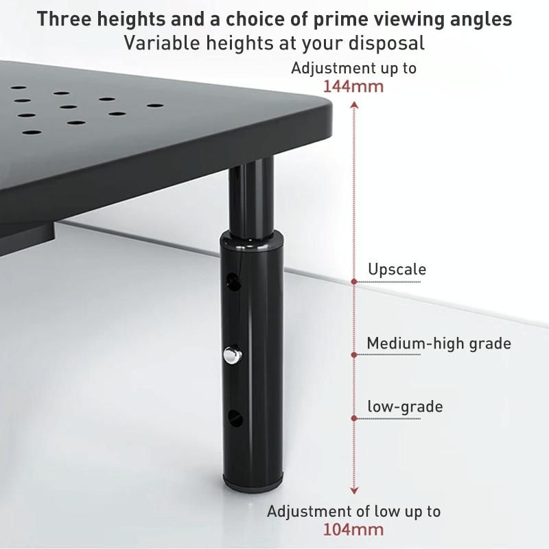 Lenovo Thinkpad Laptop Stand with Phone Holder - Elevated Monitor Stand 7