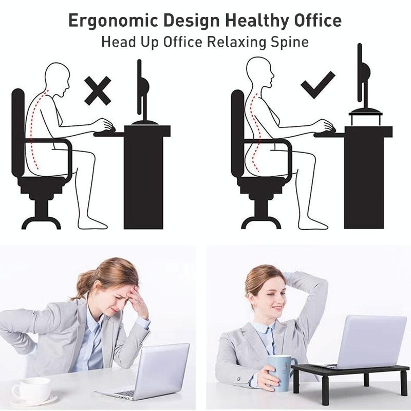 Lenovo Thinkpad Laptop Stand with Phone Holder - Elevated Monitor Stand 9