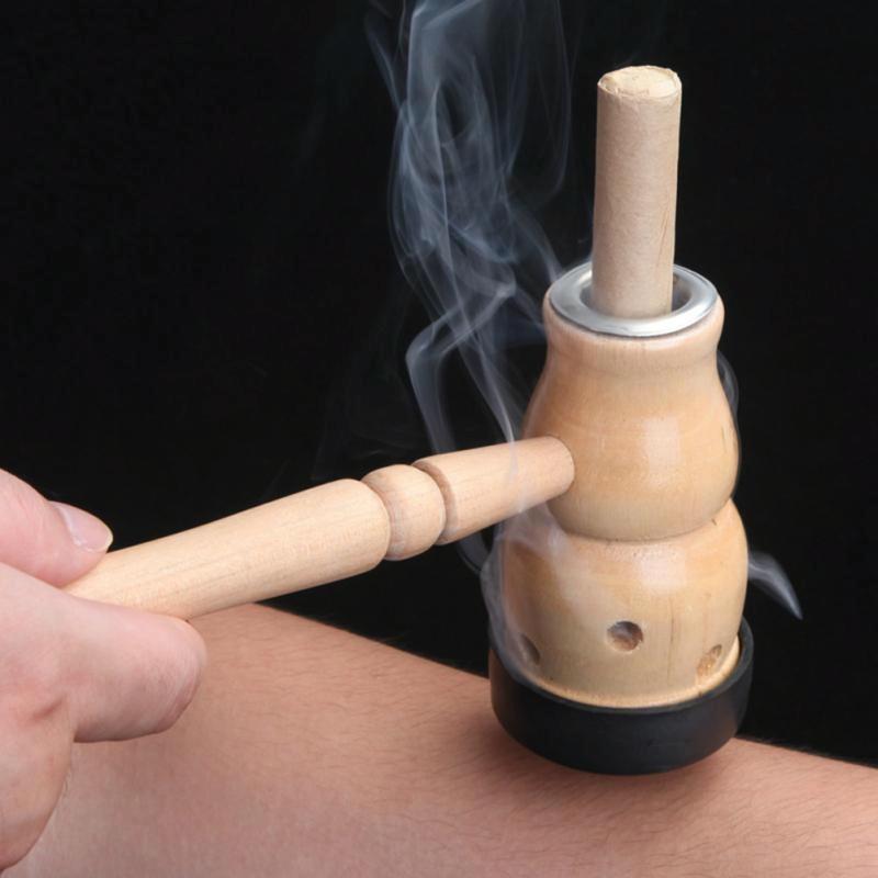 Wooden Gourd Moxibustion Box For Moisture Massage Device 3