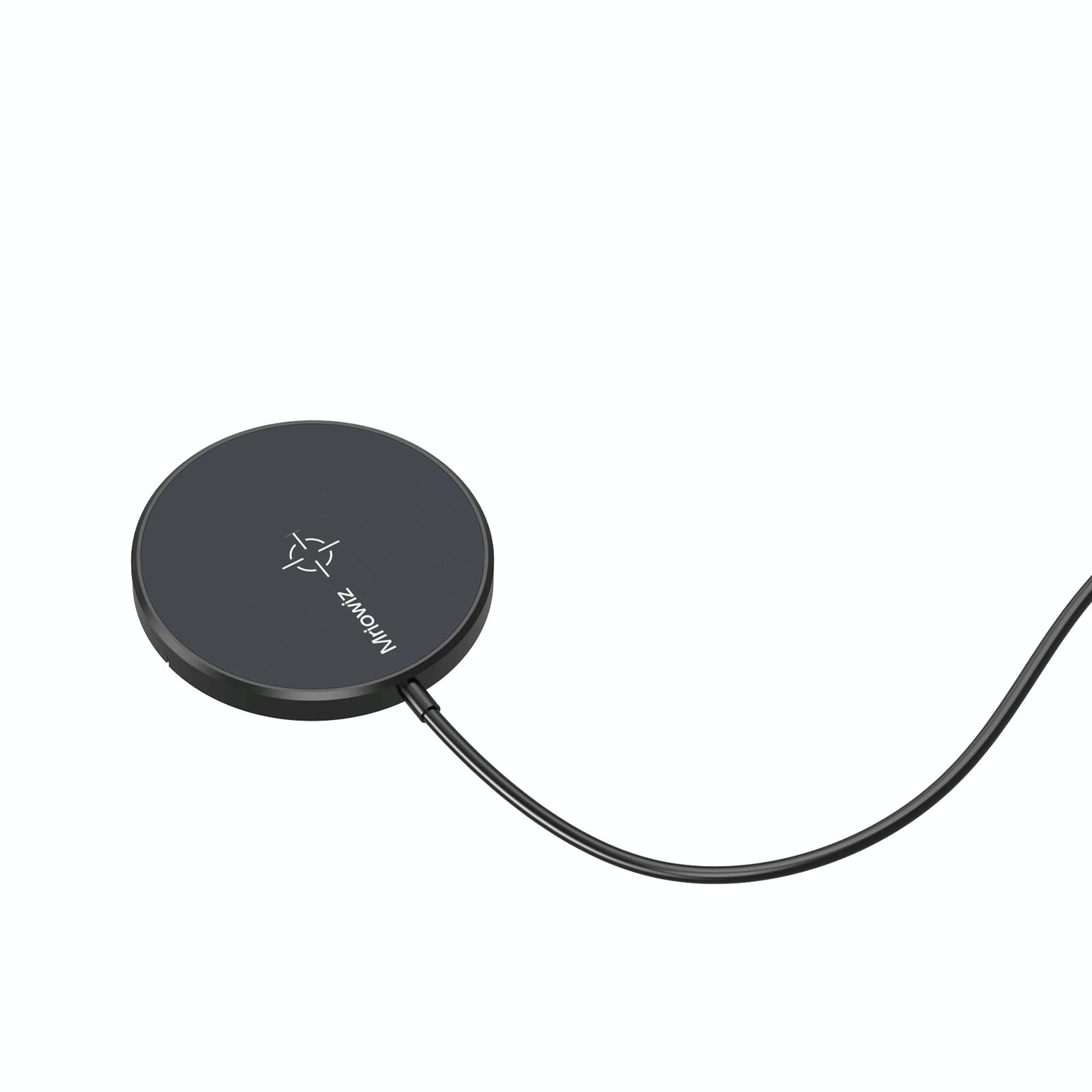 15W Desktop Magsafe Magnetic Wireless Charger With Usb C Cable 3