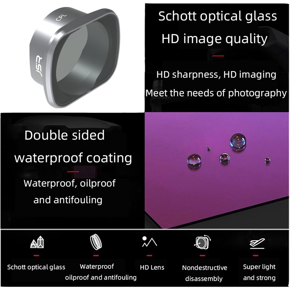 Aluminum Alloy Frame Lens Filter for Dji Fpv 4