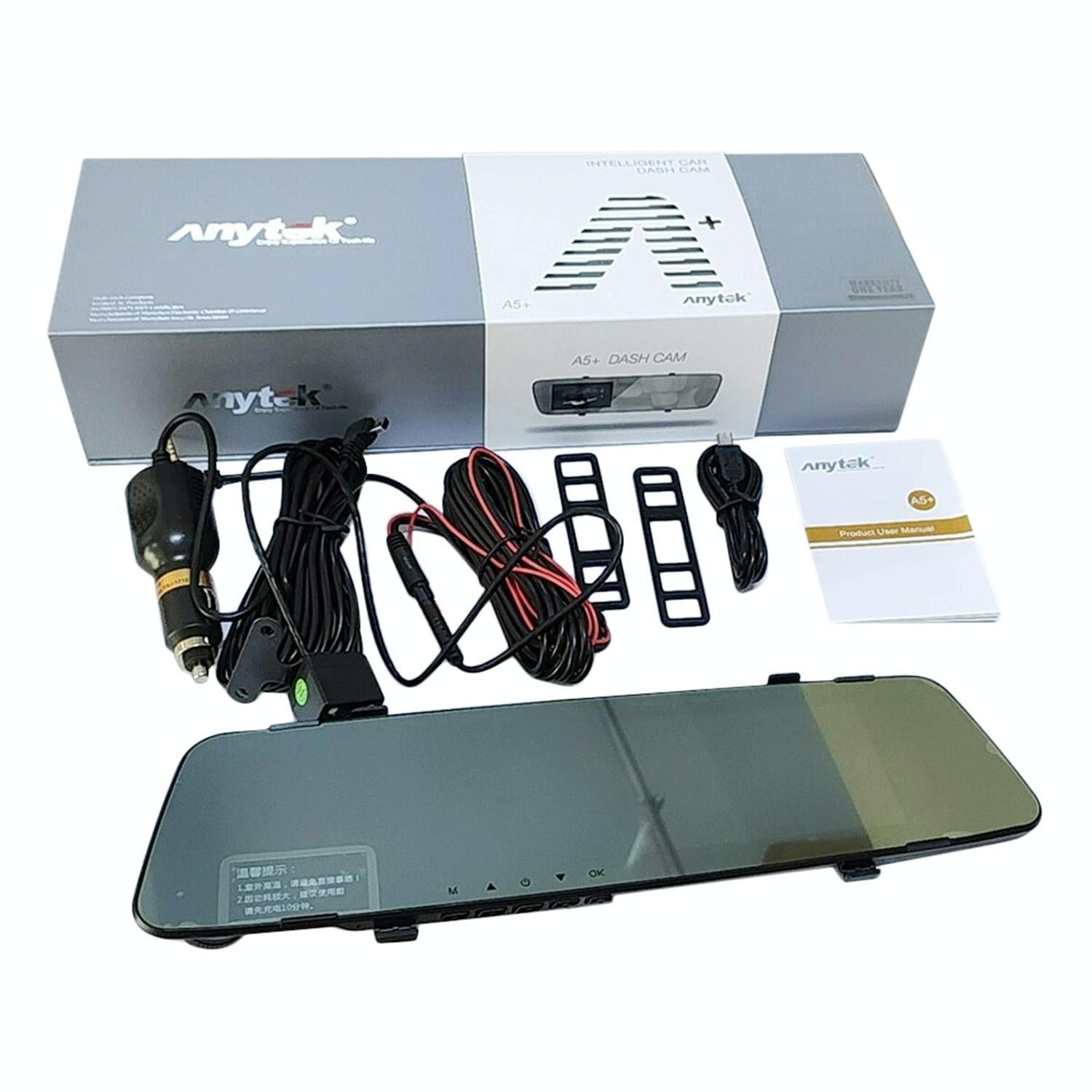 Full Hd Car Mirror Dvr Camera - 4.5 Front & Rearview 8